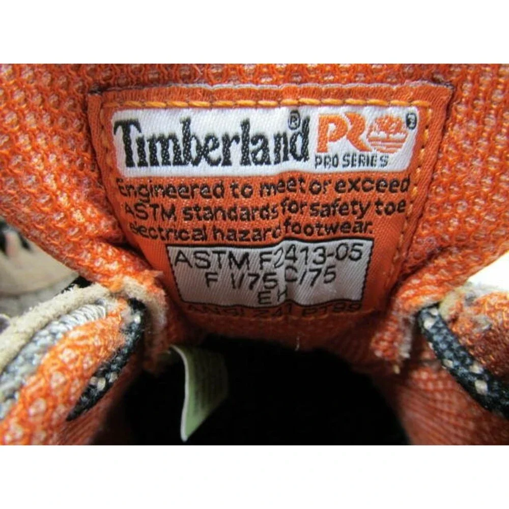 Timberland Pro Series ASTM Safety Toe Tan Nubuck Shoes Womens Size US 10 W